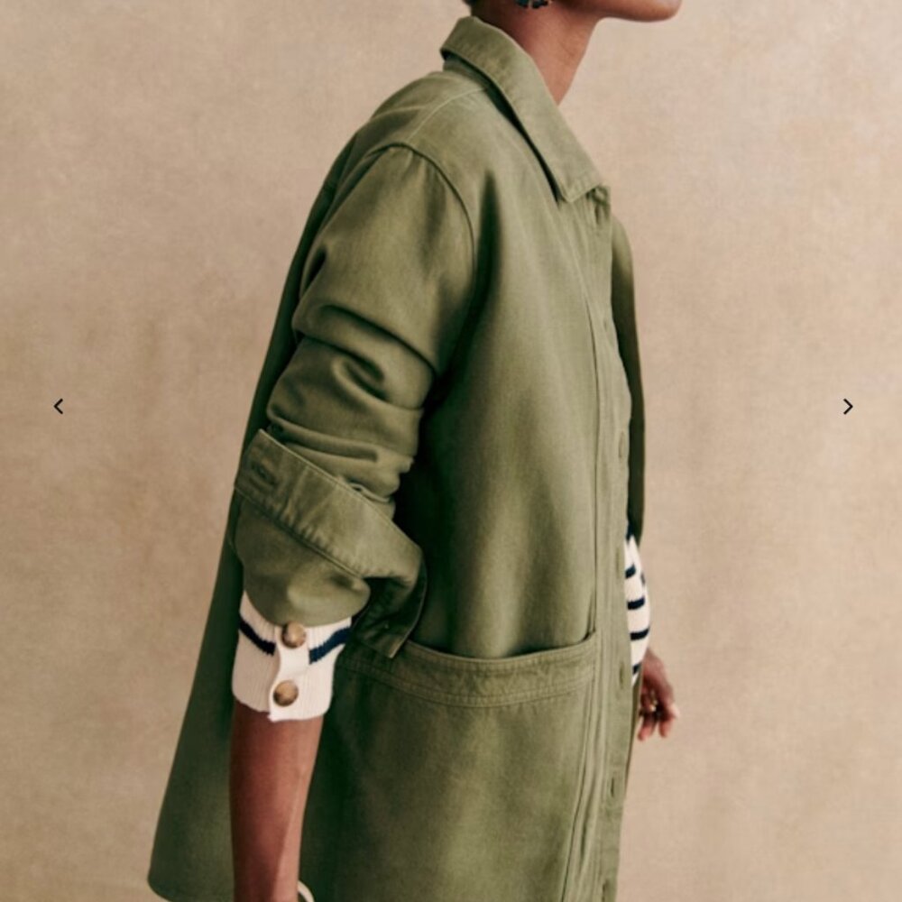 Sezane Will Jacket - Olive Green